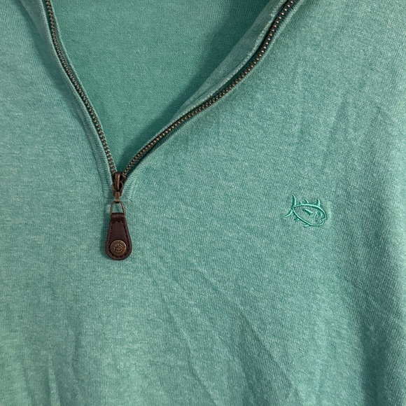 Southern Tide Green Quarter-Zip Pullover - Picture 3 of 4